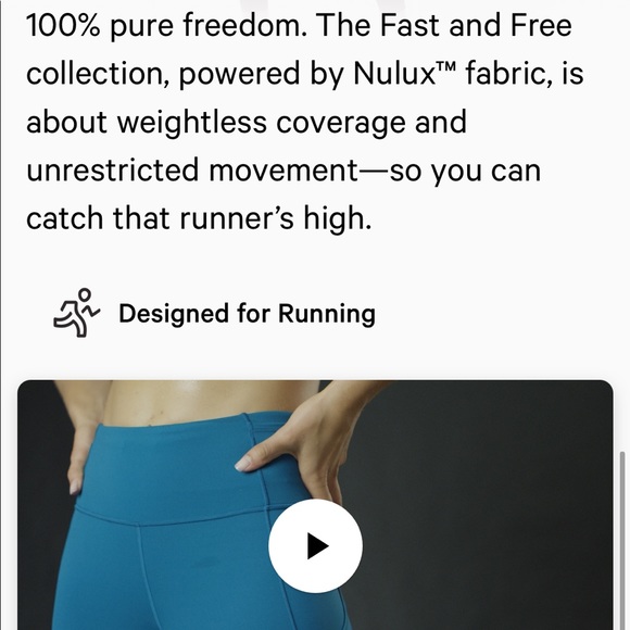 lululemon non-reflective Fast and Free legging - Picture 10 of 10